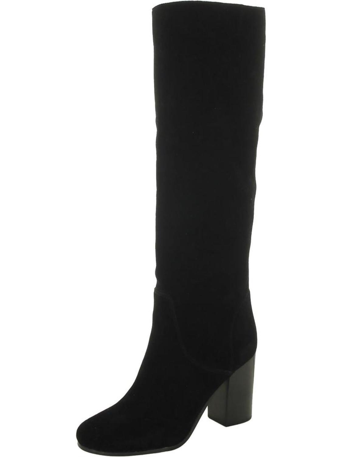 Leigh Womens Suede Knee-High Boots