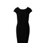 Max Mara Sheath Dress in Black Triacetate