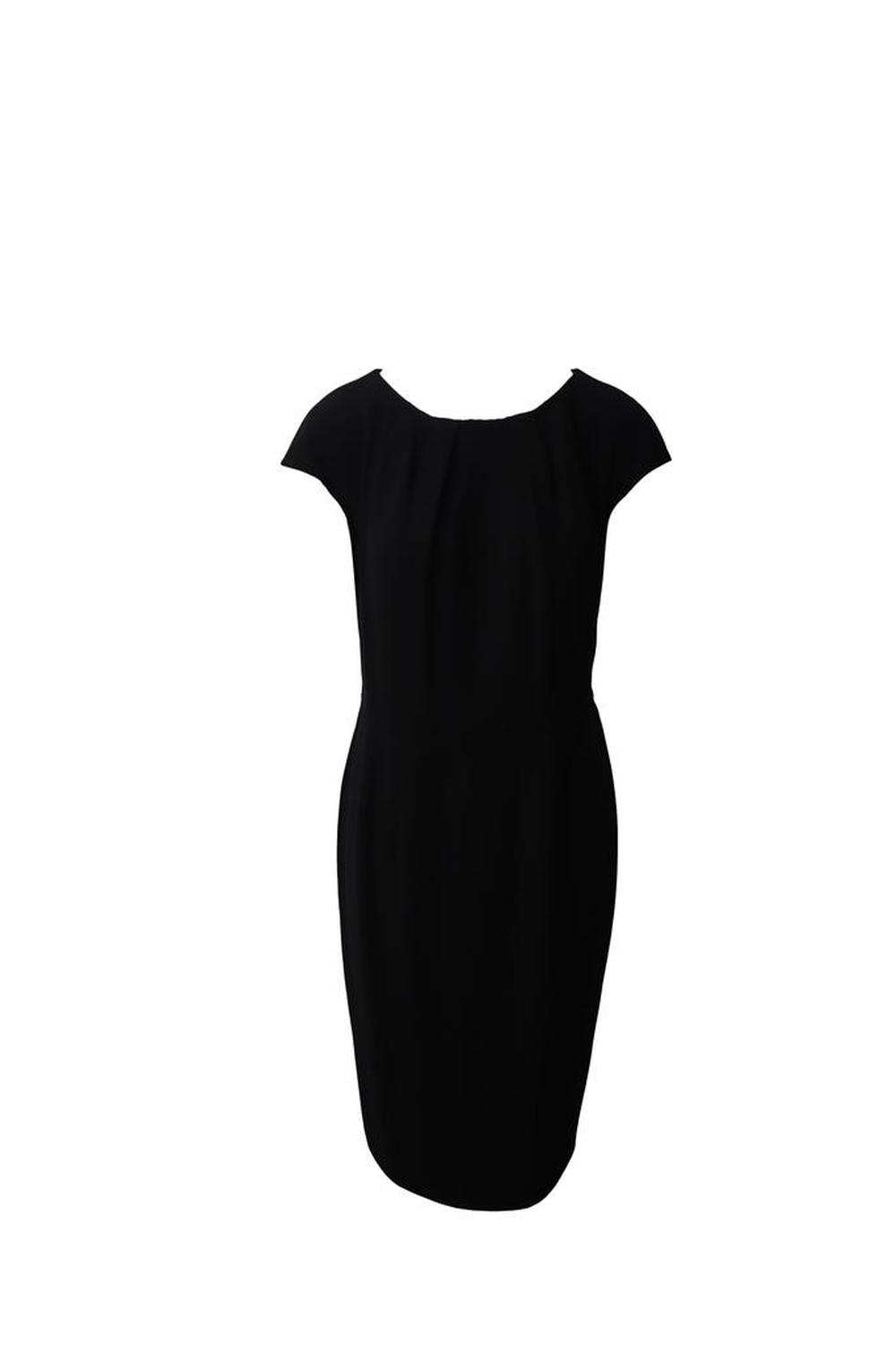 Max Mara Sheath Dress in Black Triacetate