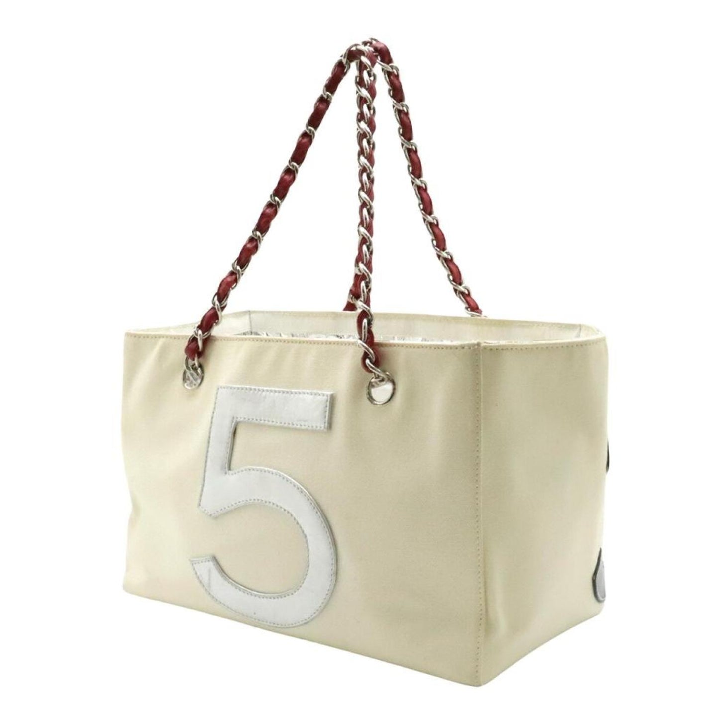 Chanel Chocolate Bar  Canvas Shoulder Bag (Pre-Owned)