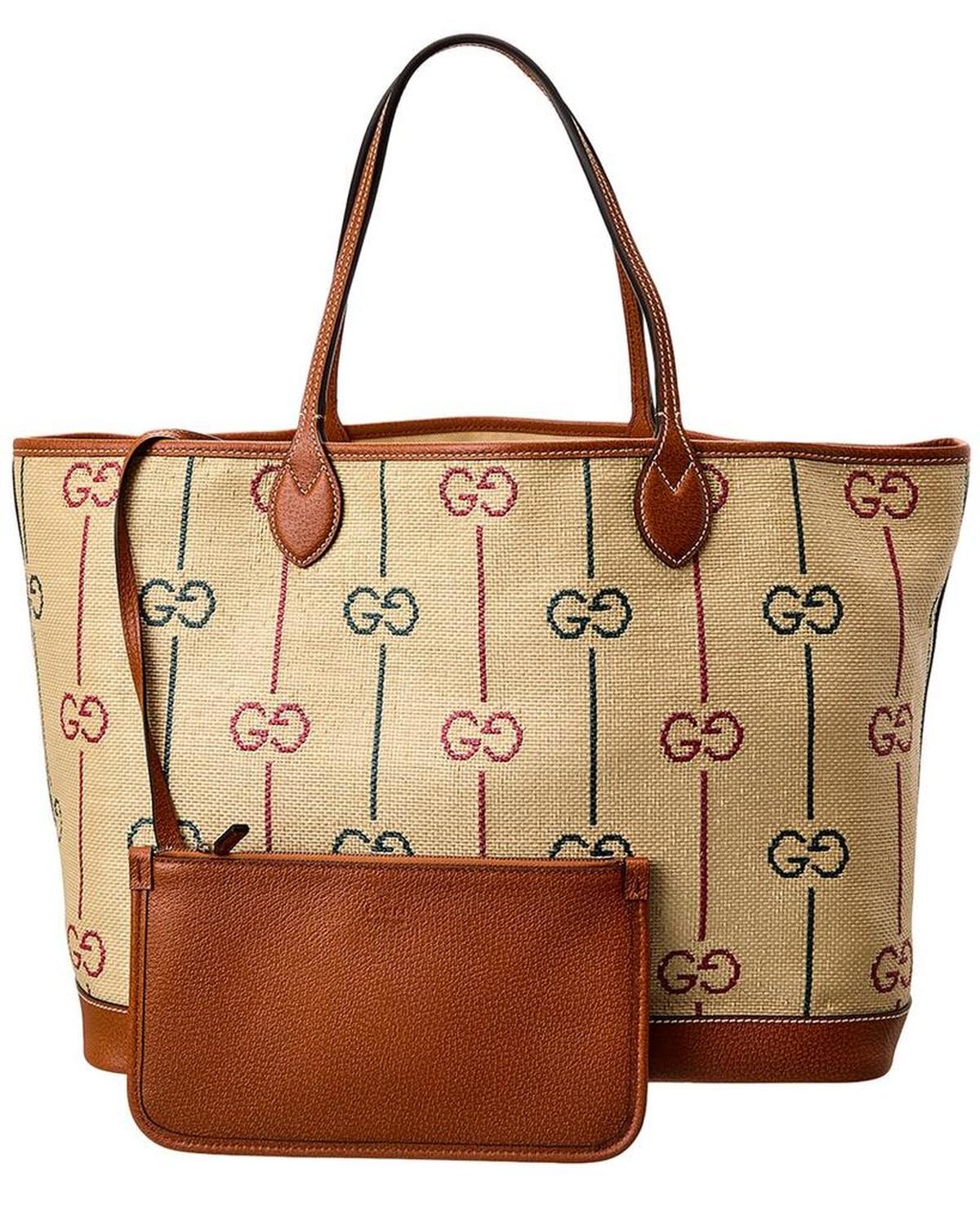 Gucci Ophidia Large GG Canvas & Leather Tote