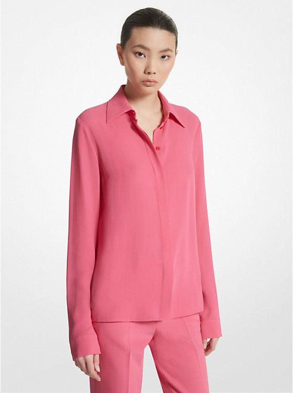 Hansen Silk Georgette Shirt