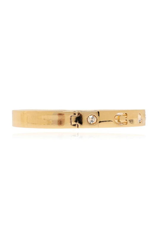 Coach Logo Cut-Out Embellished Bracelet