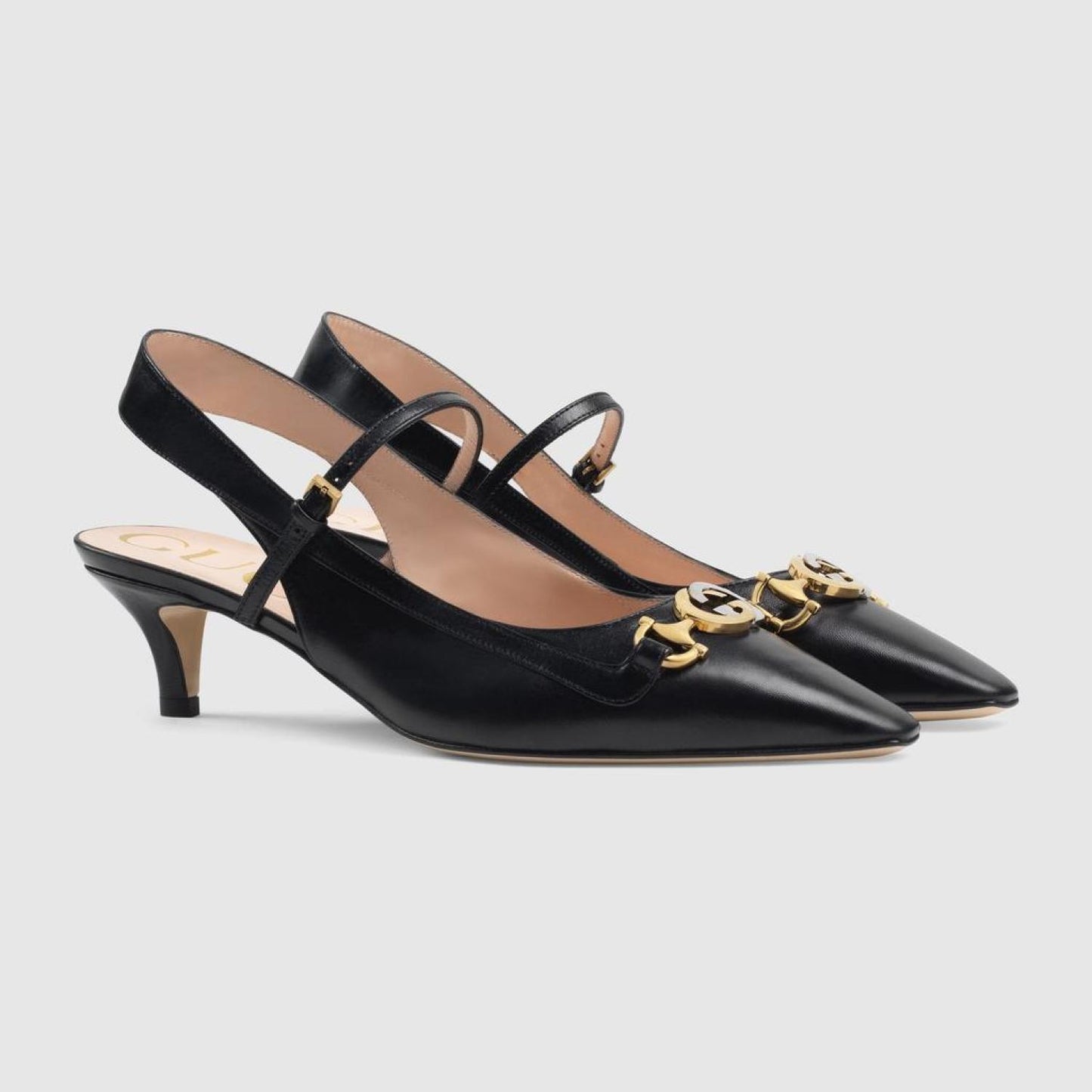 Gucci Decollete Leather Slingback Pump