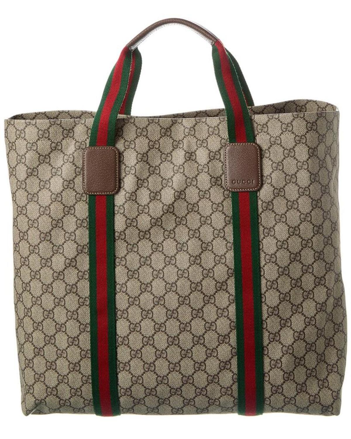 Gucci Tender Medium GG Supreme Canvas Tote