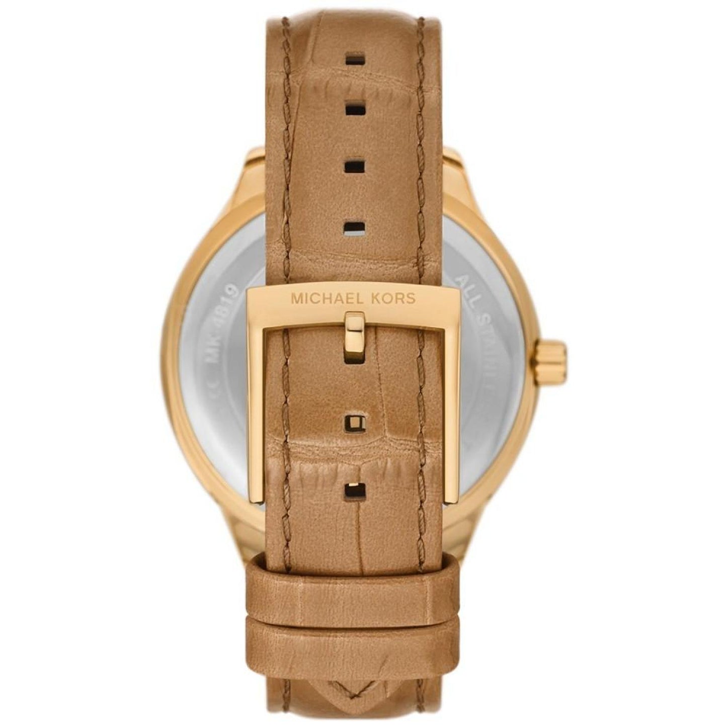 Women's Sage Three-Hand Peanut Croco Embossed Leather Watch 38mm