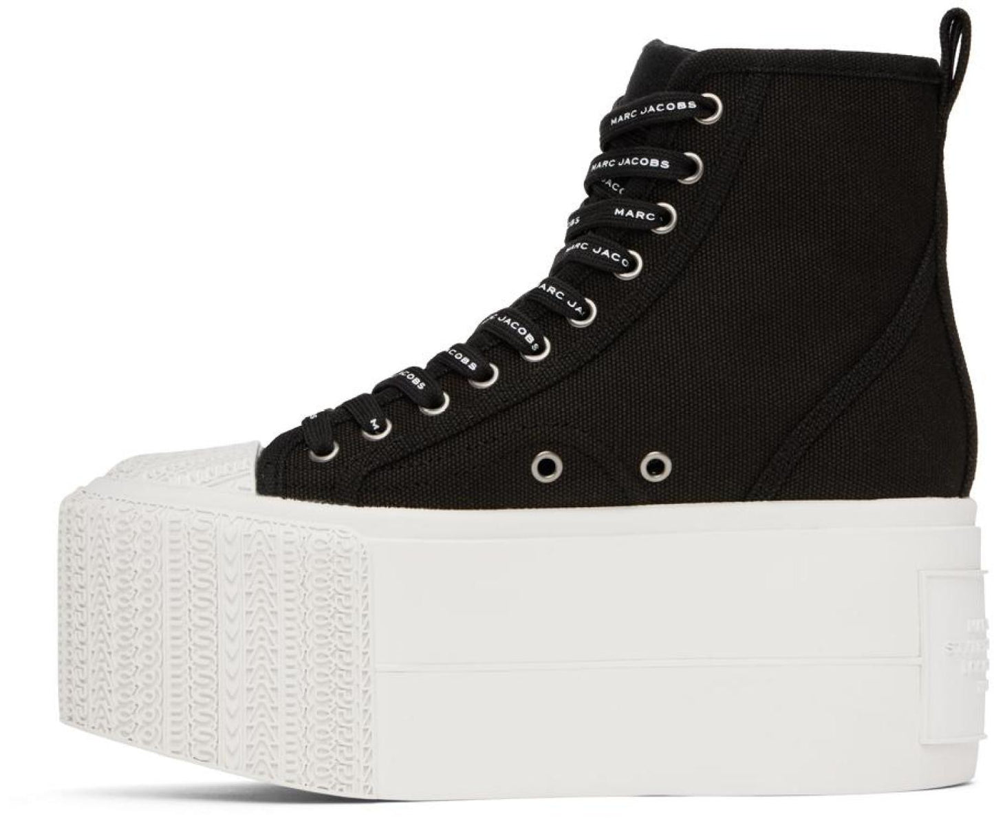 Black 'The Platform High Top' Sneakers