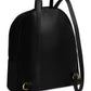 Leather Kisslock Large Frame Backpack