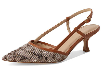 Rosie Crystal Signature Jacquard Slingback