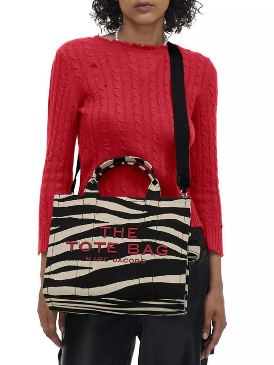 The Zebra Canvas Medium Tote Bag