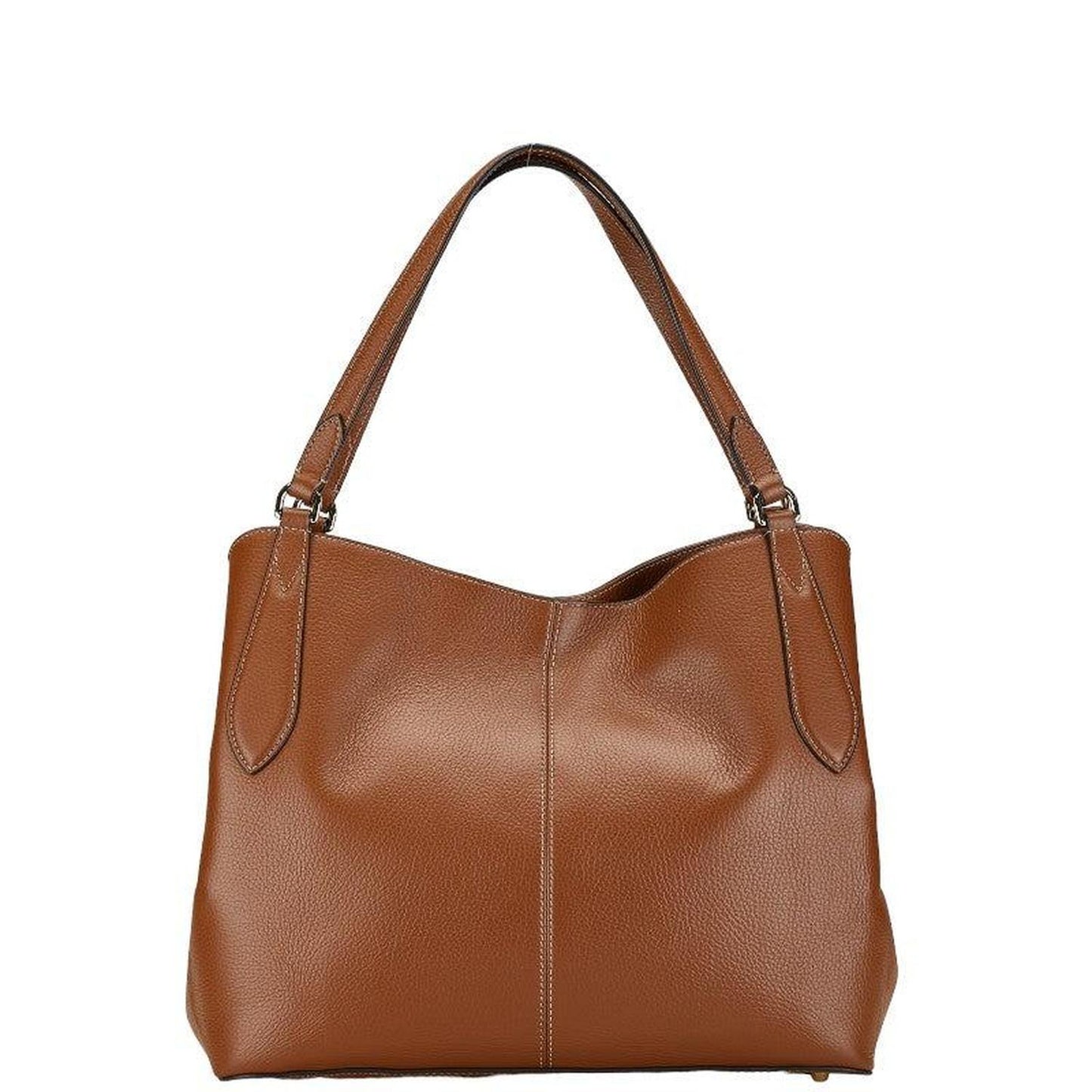 Daphne Leather Tote Bag Brown