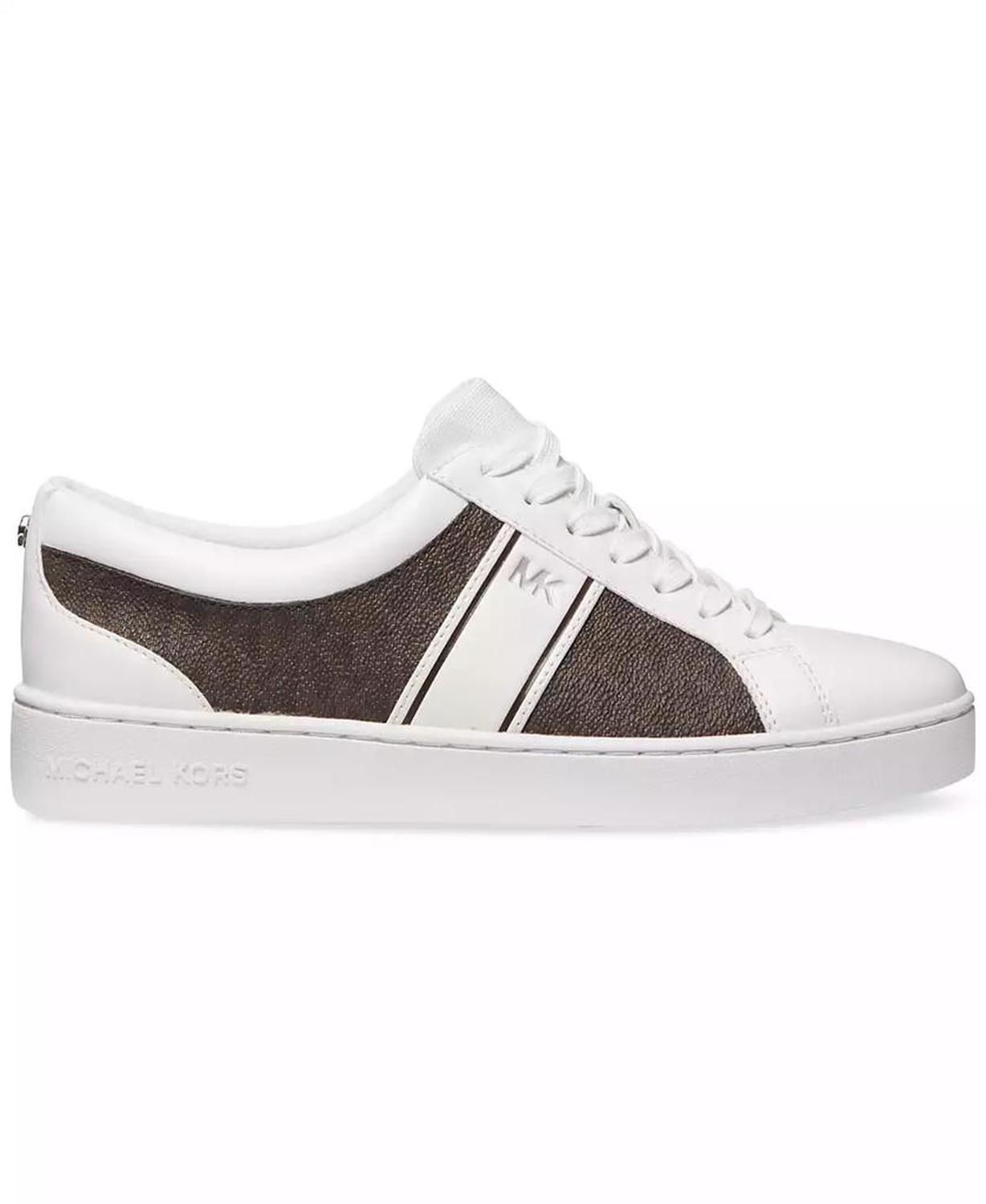 MICHAEL MMK Juno Stripe Lace-Up Low-Top Sneakers