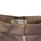 Max Mara Pleated Trousers in Beige Wool