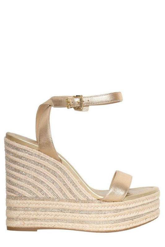 Michael Michael Kors Leighton Metallic Wedge Sandal