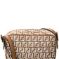 FENDI FF Mini Raffia & Leather Camera Bag