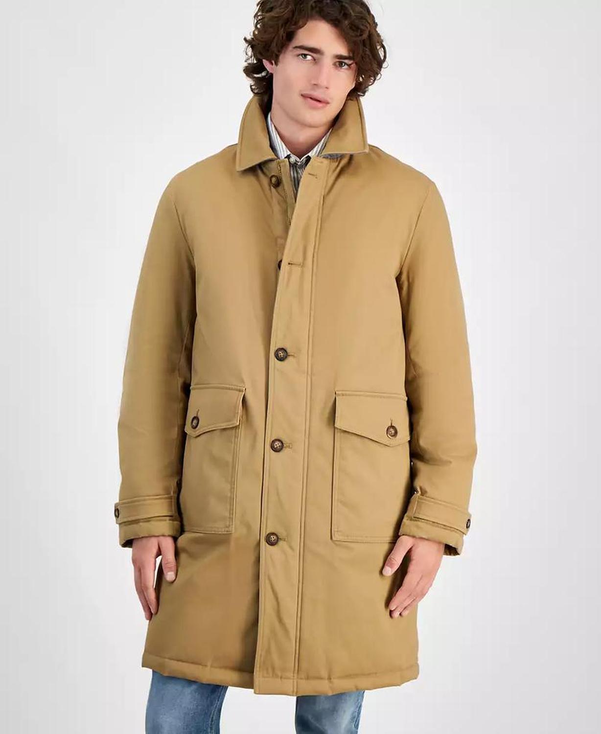 Men's Balmacaan Puffer Jacket