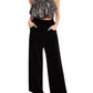 Hepburn Pant In Black Velvet