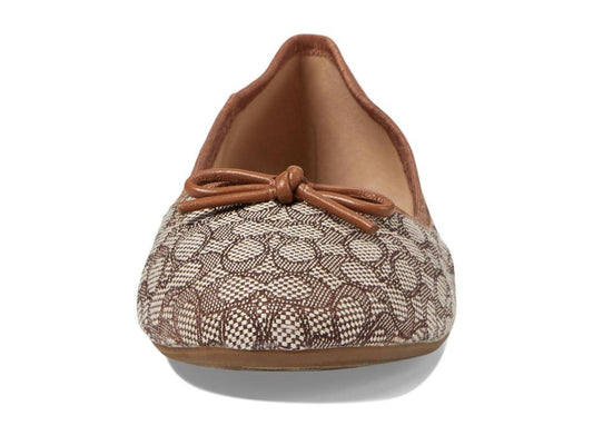 Abigail Mini Signature Jacquard Ballet Flat