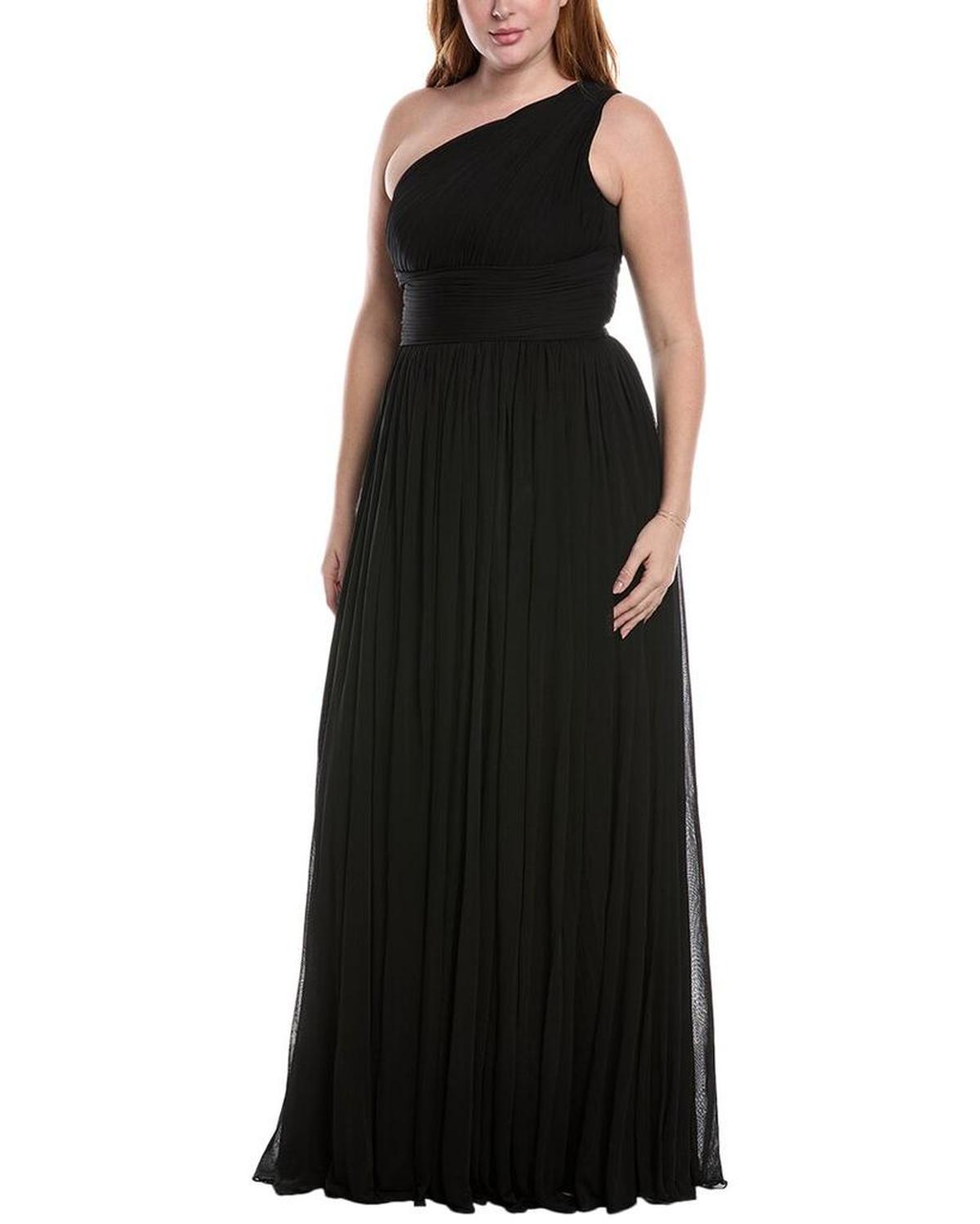 Collection Ruched Chiffon Gown