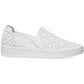 Ophelia Womens Perforated Man Made Slip-On Sneakers