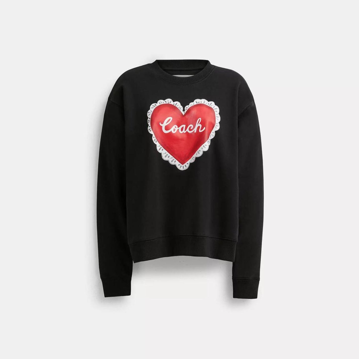 Coach Outlet Heart Crewneck Sweater