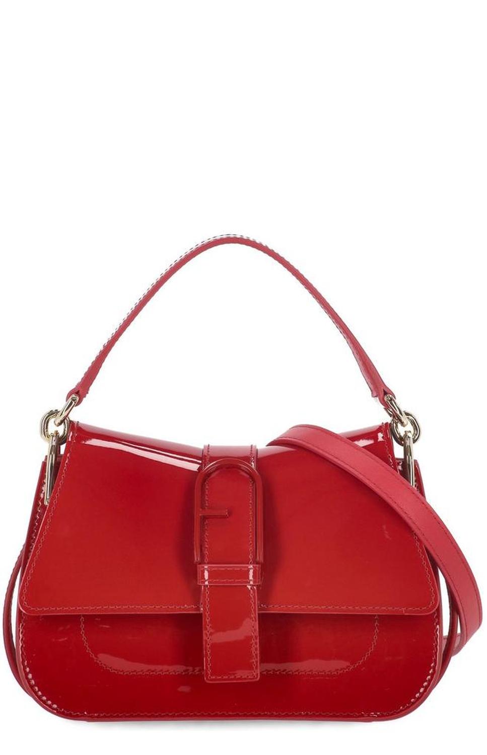 Furla Logo Plaque Mini Top Handle Bag