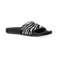 Women's Gilmore Zebra Sequin Slide Sandals