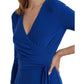 Surplice Jersey Dress