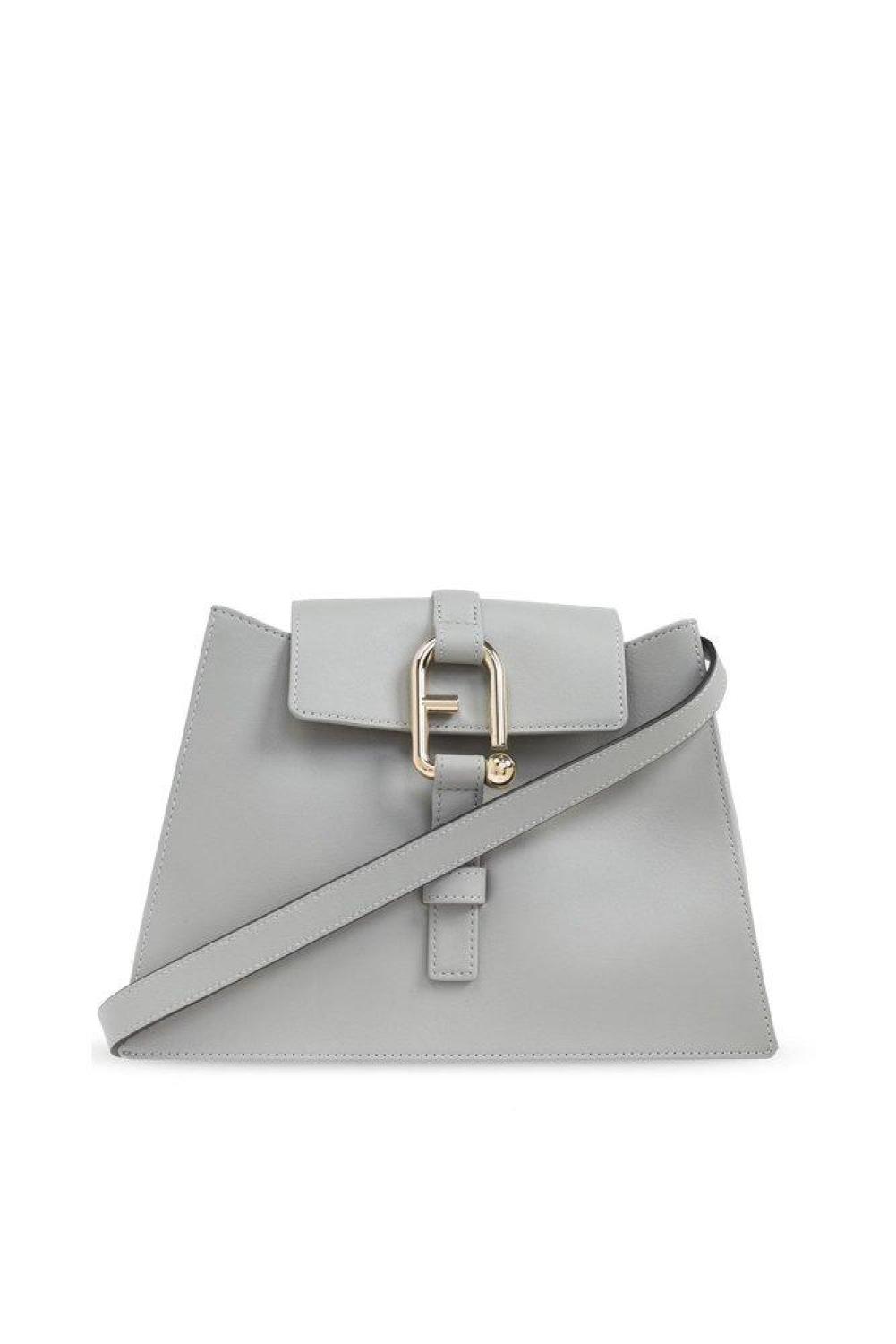 Furla Nuvola Logo Buckle Small Shoulder Bag