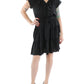 Womens Ruffled Short Mini Dress