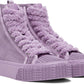 Purple 'The High Top Satin' Sneakers