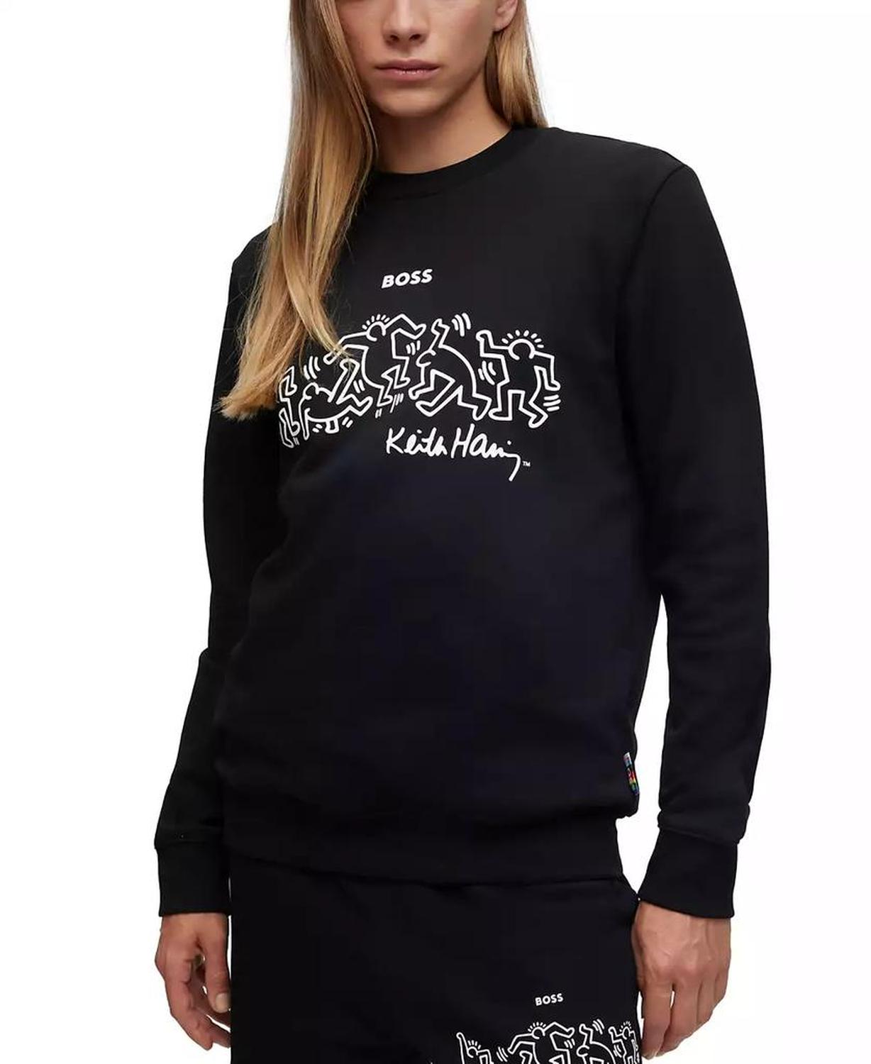 BOSS X Keith Haring Gender-Neutral Artwork Sweatshirt