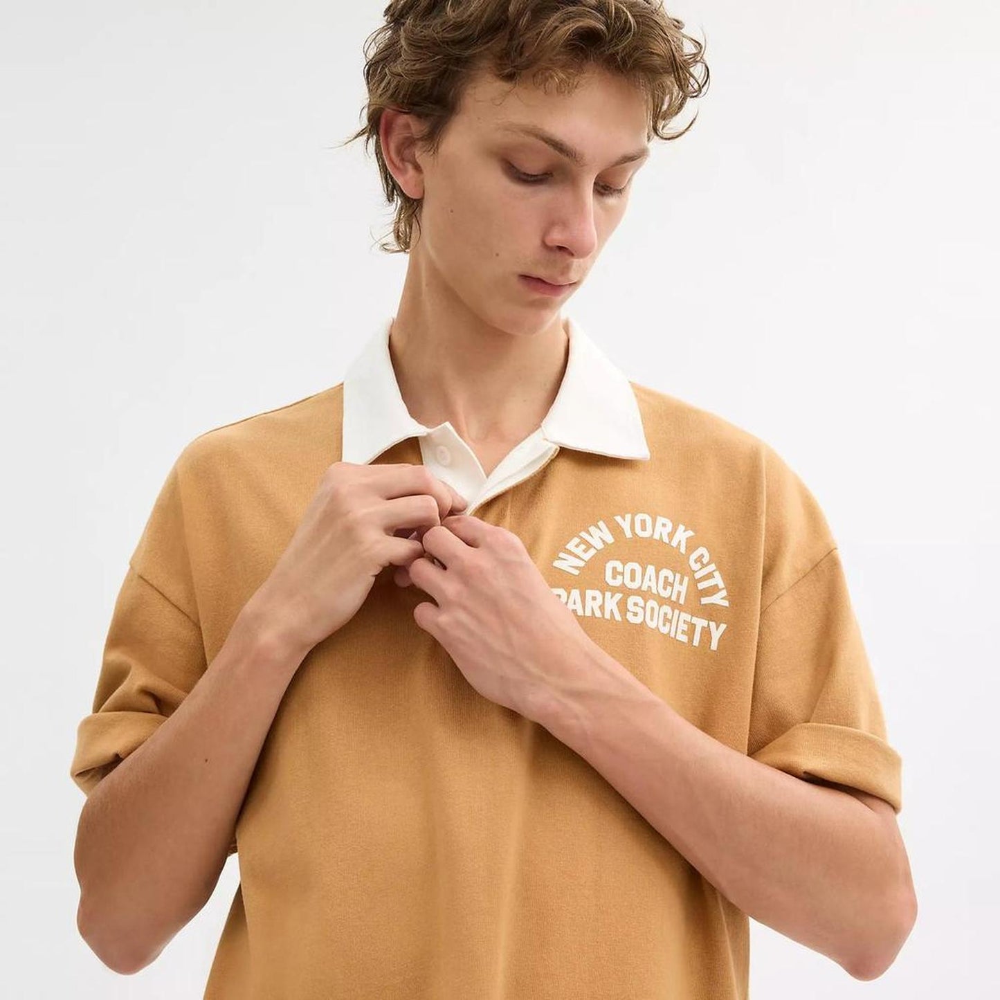 Coach Outlet Park Society Rugby Shirt In Organic Cotton