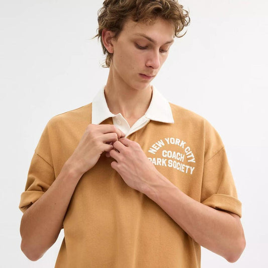 Coach Outlet Park Society Rugby Shirt In Organic Cotton