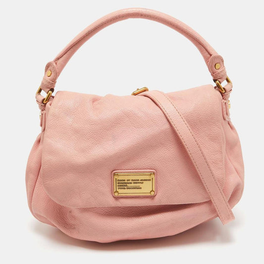 Marc By Marc Jacobs Pink Leather Classic Q Lil Ukita Top Handle Bag