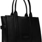 Black 'The Leather Large' Tote