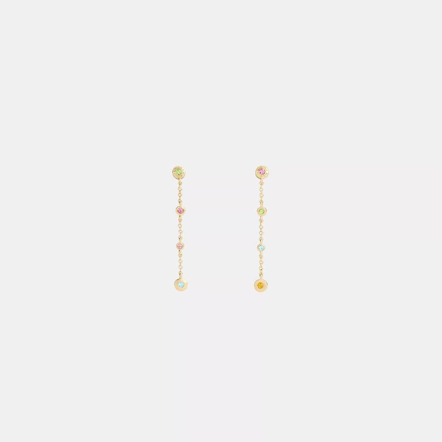 Coach Outlet Open Circle Thin Linear Earrings