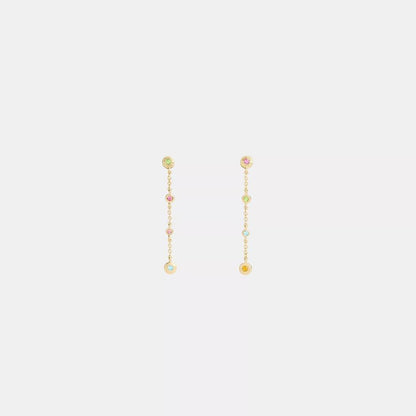 Coach Outlet Open Circle Thin Linear Earrings