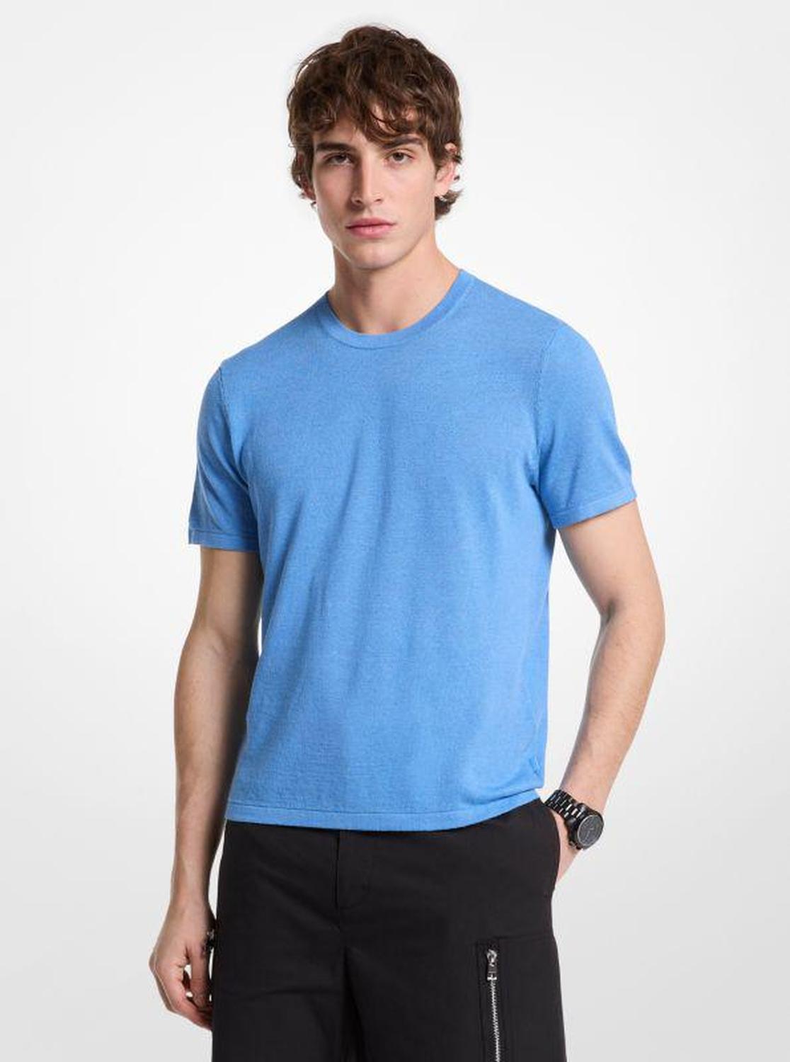 Linen and Cotton T-Shirt