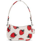 Strawberry Mini Leather Swinger 20 Shoulder Bag