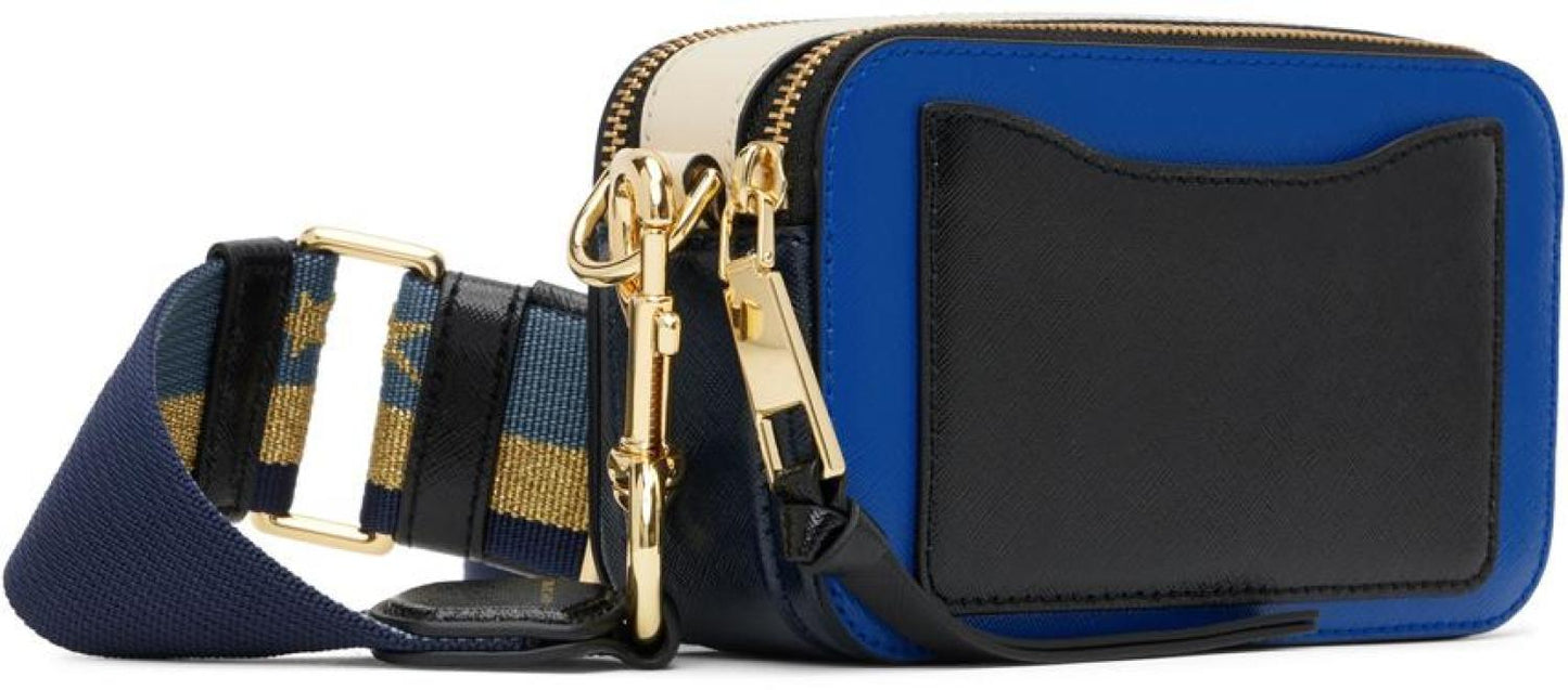 Blue 'The Americana Snapshot' Shoulder Bag