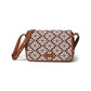 Spade Flower Jacquard Flap Crossbody