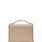 Women's Deco Pebbled Chain Small Shoulder Bag