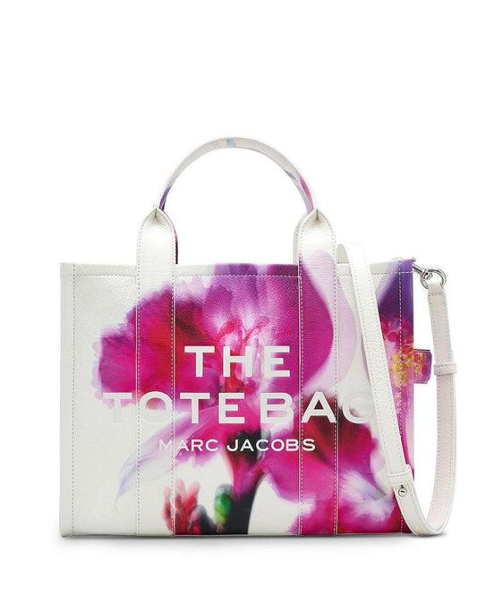 The Future Floral Leather Medium Tote Bag