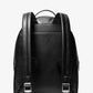 Sheila Large Woven Logo Nylon Backpack