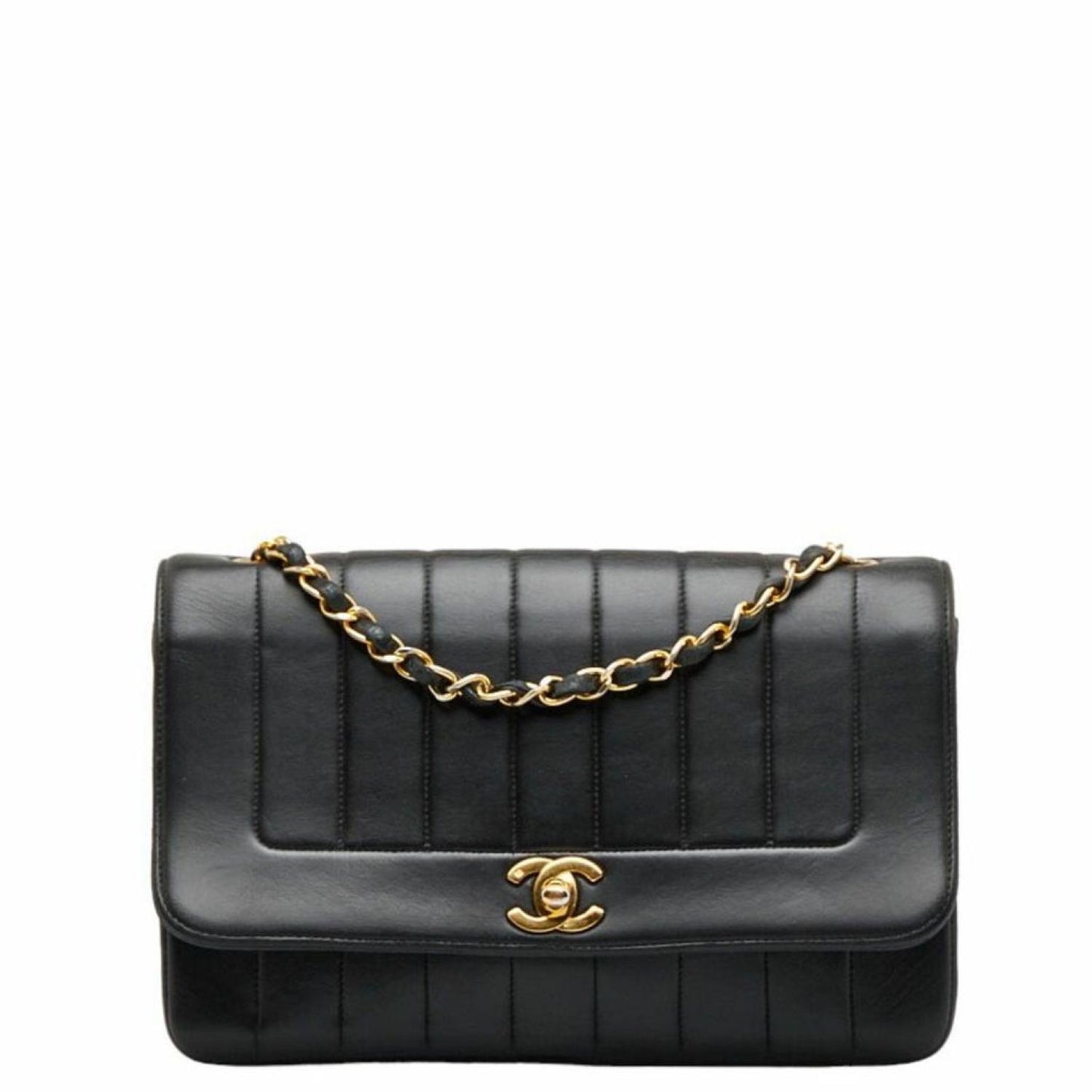 Chanel Mademoiselle  Leather Shoulder Bag (Pre-Owned)