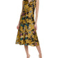 S Max Mara Cuore Silk Midi Dress