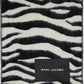 Black & White 'The Zebra Brushed' Scarf