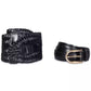 Braided Leather 2-in-1 Belt Set