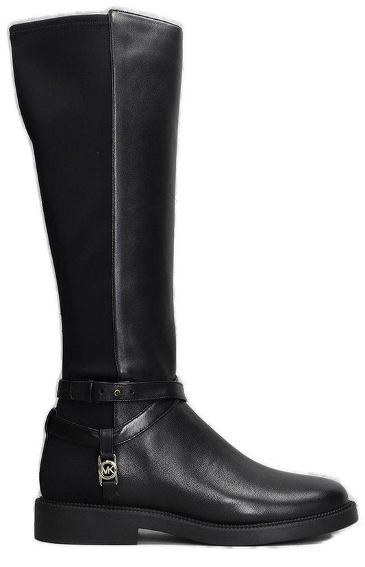 Michael Michael Kors Abigail Logo Plaque Boots